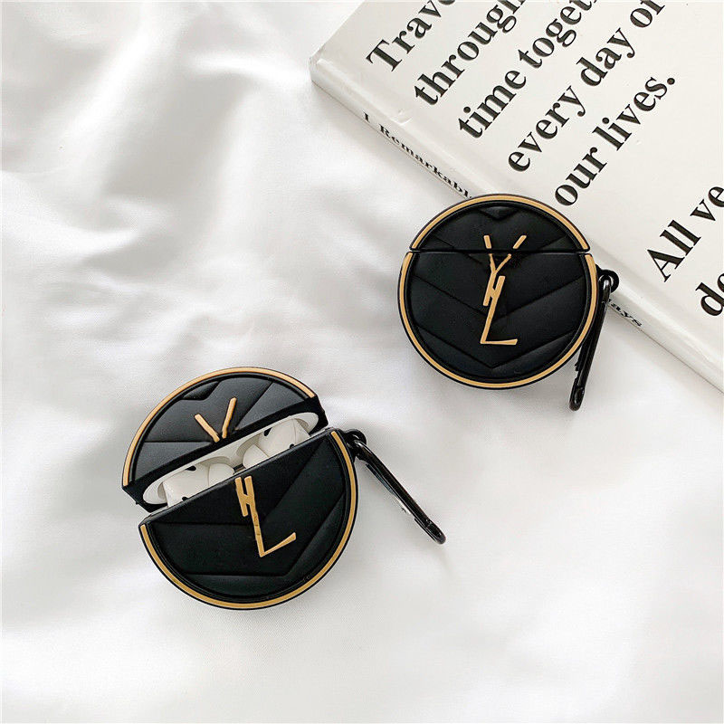 Leather Round Foundation Shape Earphone Case For Airpods Black Luxury Letter S Women Fashion Designer Antifouling Classic Cases D2109175HL
Leather Round Foundation Shape Earphone Case For Airpods Black Luxury Letter S Women Fashion Designer Antifouling Classic Cases D2109175HL