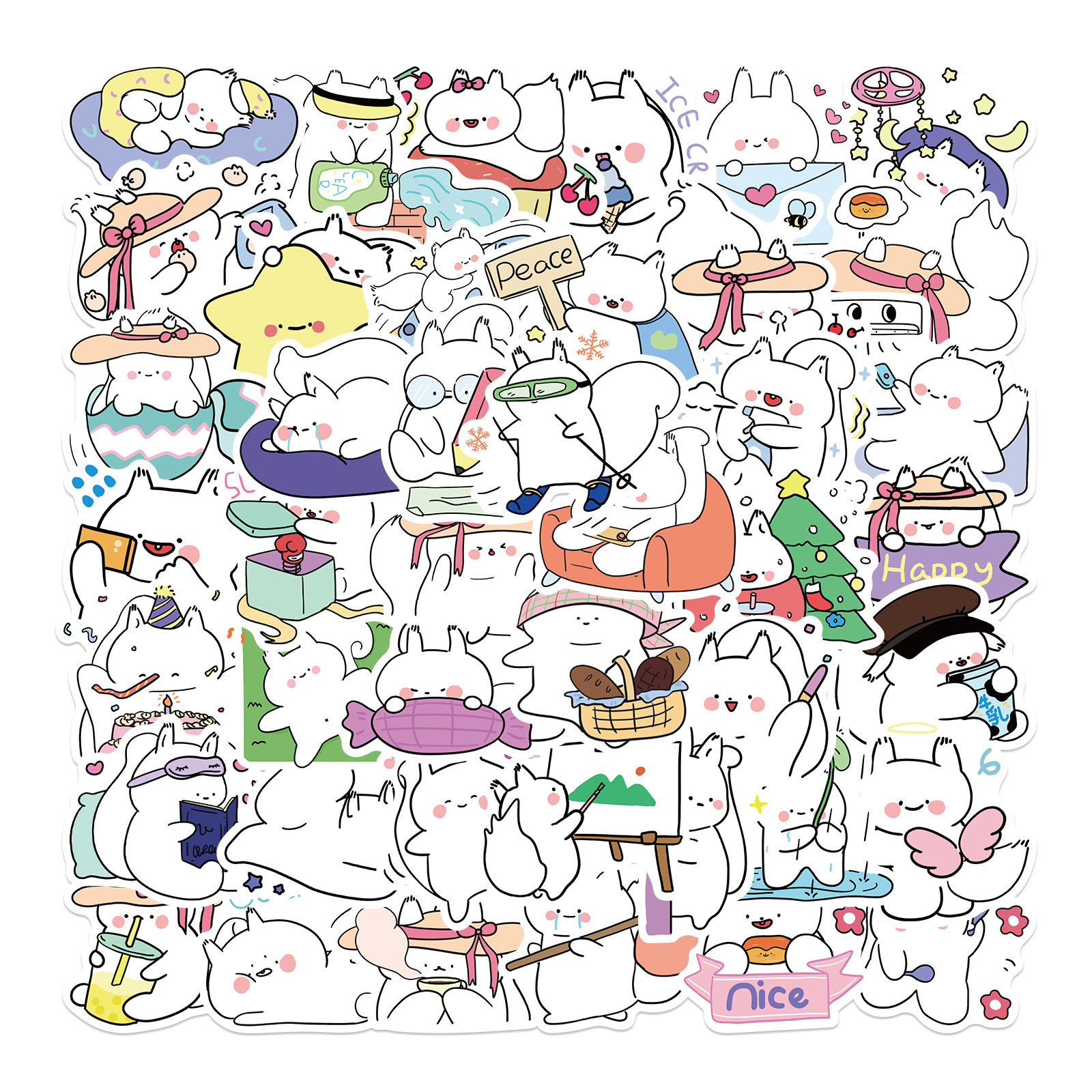 50 PCS Mixed Graffiti skateboard Stickers Cartoon baby squirrel Animals For Car Laptop Fridge Helmet Pad Bicycle Bike Motorcycle PS4 book Guitar Pvc Decal, Multi colors
50 PCS Mixed Graffiti skateboard Stickers Cartoon baby squirrel Animals For Car Laptop Fridge Helmet Pad Bicycle Bike Motorcycle PS4 book Guitar Pvc Decal, Multi colors