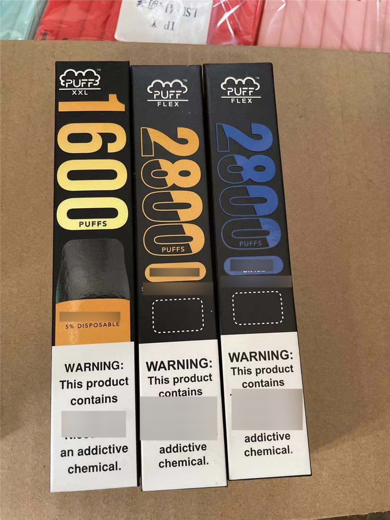 Puff XXL flex Disposable Vape Pen E Cigarette Device With Security Codes 6.5ml 1000mAh Pre-Filled 2800 1600 Puffs PuffBar Kit VS Air Bar Max
Puff XXL flex Disposable Vape Pen E Cigarette Device With Security Codes 6.5ml 1000mAh Pre-Filled 2800 1600 Puffs PuffBar Kit VS Air Bar Max