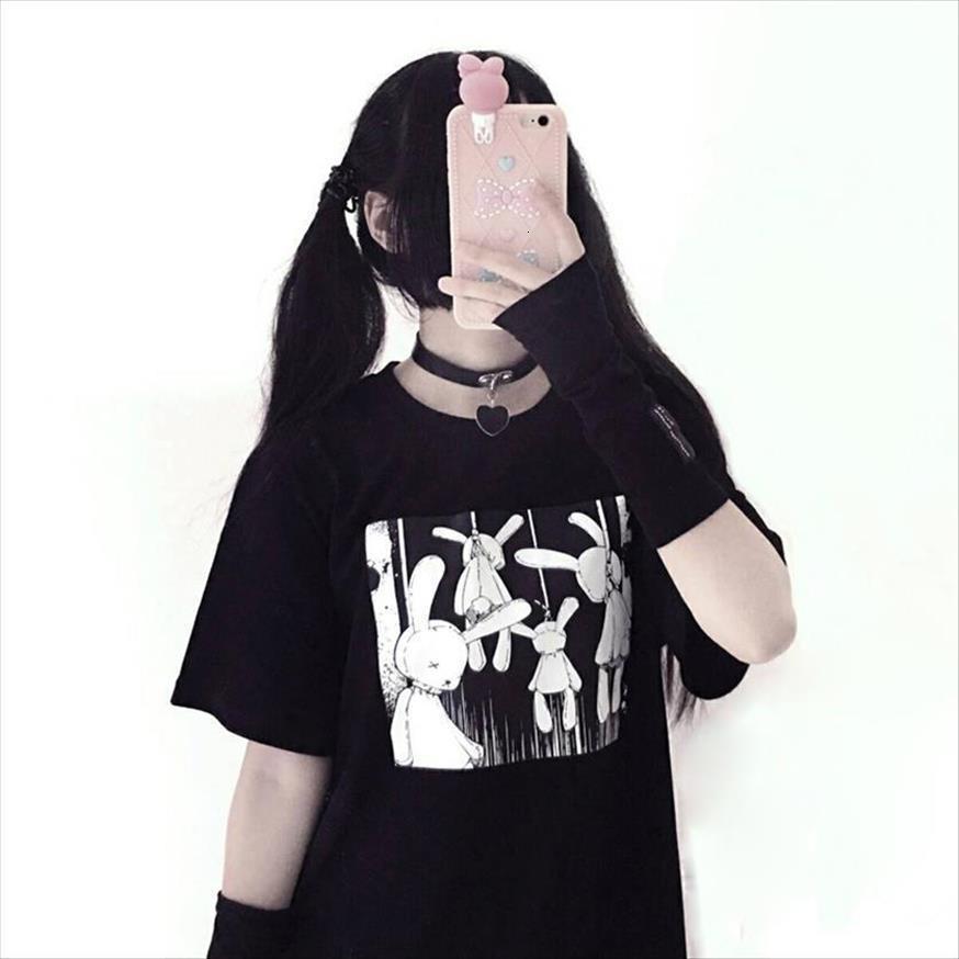 Y2k Harajuku Goth Anime Womens Tops Rabbit Oversized Print Round Neck Loose Short Plus Size Clothes Top
Y2k Harajuku Goth Anime Womens Tops Rabbit Oversized Print Round Neck Loose Short Plus Size Clothes Top