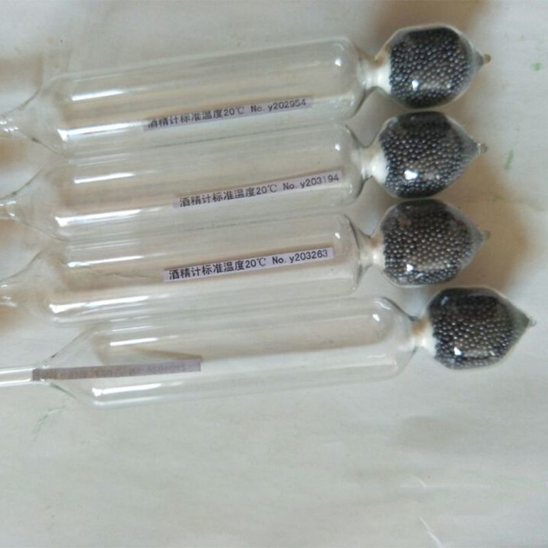5 Pcs Hydrometer Tester Vintage Tool Alcohol Meter Wine Concentration Meter 0-50 Hydrometer Alcohol Tools 83XA