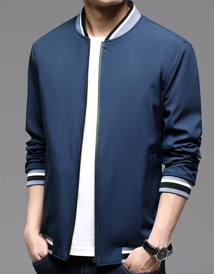 Mens Jacket Spring Big Size Baseball Jackets For Style Oversized Bomber Coats European Clothing Black Husband Men's
