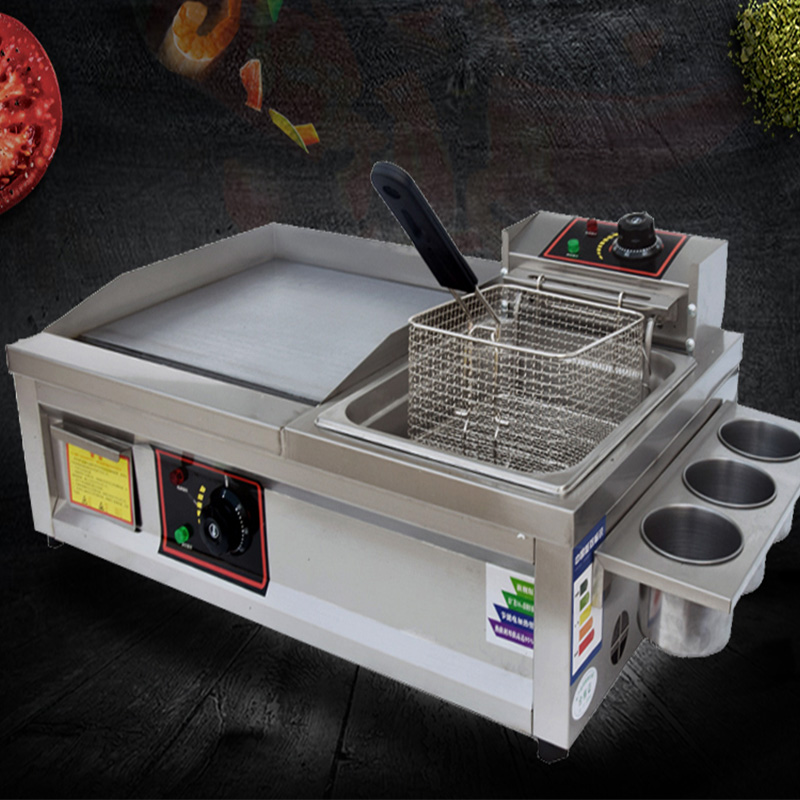 Electric Deep Fryer Multi-functional Commercial Stainless Steel Grill Frying Pan French Fries Machine
Electric Deep Fryer Multi-functional Commercial Stainless Steel Grill Frying Pan French Fries Machine