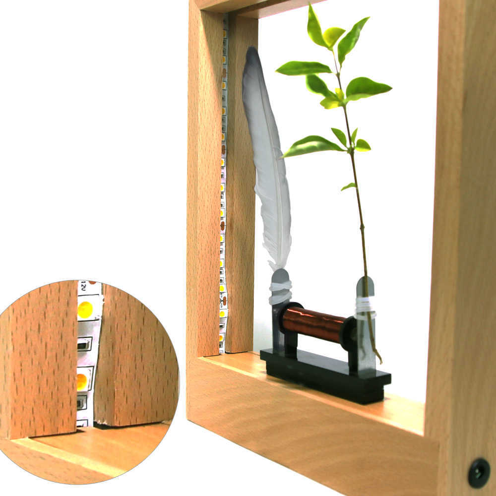 Slow Motion Frame LED Optical Illusion Sculpture Down Time Action Picture Lightweight Object Desktop Decor 2109087235278