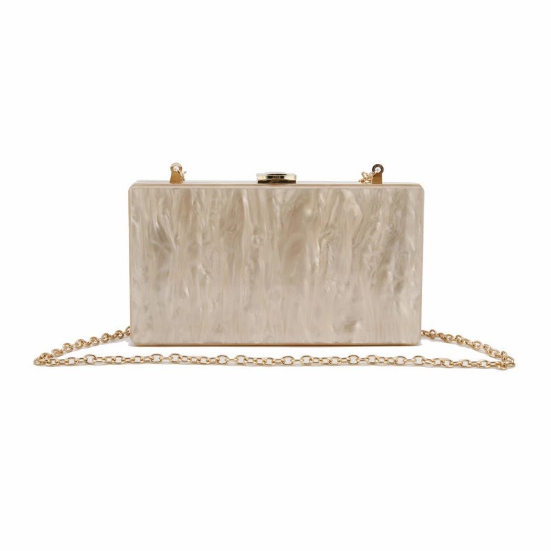 Lady bag pearlescent small square acrylic dinner banquet one-shoulder diagonal chain bags, Blue
Lady bag pearlescent small square acrylic dinner banquet one-shoulder diagonal chain bags, Blue