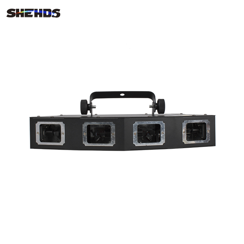 SHEHDS Stage Effect Laser Lighting 4 Head RGB Scanner Line Projector For DJ Party Disco Ball Projectors Color Music Lights Salute
SHEHDS Stage Effect Laser Lighting 4 Head RGB Scanner Line Projector For DJ Party Disco Ball Projectors Color Music Lights Salute