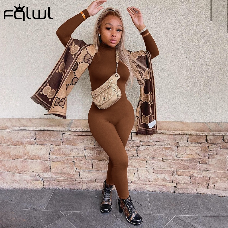 FQLWL Winter Long Sleeve Brown Sexy Bodycon Jumpsuit Women Romper One Piece Outfit Turtleneck White Black Jumpsuit Female Ladies
FQLWL Winter Long Sleeve Brown Sexy Bodycon Jumpsuit Women Romper One Piece Outfit Turtleneck White Black Jumpsuit Female Ladies