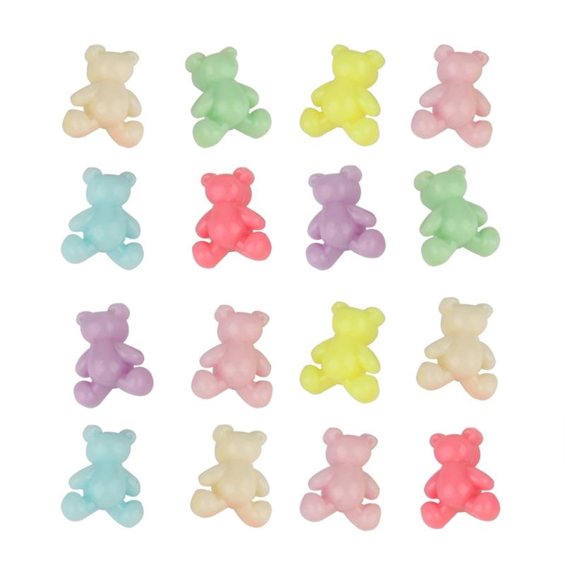 Other 13x11x8mm Mixed Color 3D Bear Acrylic Loose Spacer Beads For Jewelry Making Handmade Diy Bracelet Necklace Earrings Accessories
Other 13x11x8mm Mixed Color 3D Bear Acrylic Loose Spacer Beads For Jewelry Making Handmade Diy Bracelet Necklace Earrings Accessories