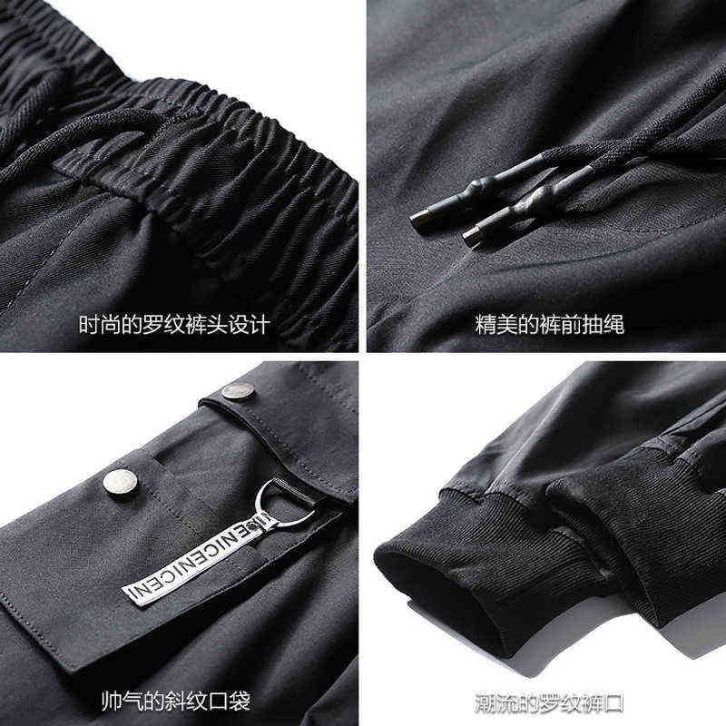 Joggers Men Pants Cargo Streetwear Hip Hop Casual Pockets Track Pants Male Harajuku Fashion Trousers Pants For Male 211112