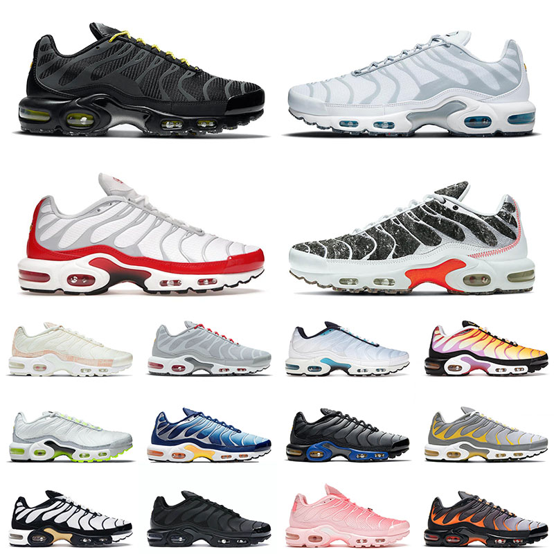 Top Quality Tn Plus Triple Black Air Cushions Running Shoes Mens Womens Photon Dust Max Pink Snakeskin Tns Trainers Sneakers 36-46
Top Quality Tn Plus Triple Black Air Cushions Running Shoes Mens Womens Photon Dust Max Pink Snakeskin Tns Trainers Sneakers 36-46