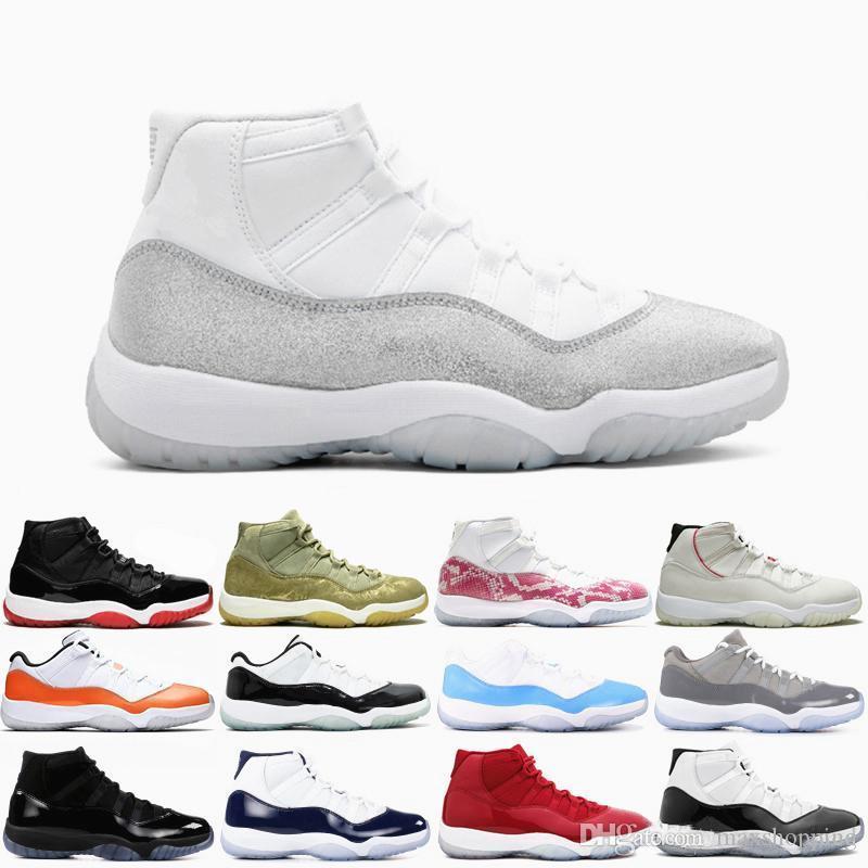 11s Vast Grey Metallic Silver Basketball Shoes 11 jordan Concord Bred Snakeskin Heiress Florida Space Jams Platinum Tint Mens Women Sports Sneakers, Black
11s Vast Grey Metallic Silver Basketball Shoes 11 jordan Concord Bred Snakeskin Heiress Florida Space Jams Platinum Tint Mens Women Sports Sneakers, Black