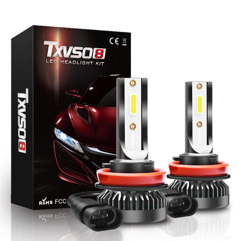 Car Headlights 2021 TXVSO8 Mini H11 Led Bulbs 6000K Headlight Accessories 12V 8000LM Front Headlamps H8 H9 Universal Auto Lights
Car Headlights 2021 TXVSO8 Mini H11 Led Bulbs 6000K Headlight Accessories 12V 8000LM Front Headlamps H8 H9 Universal Auto Lights