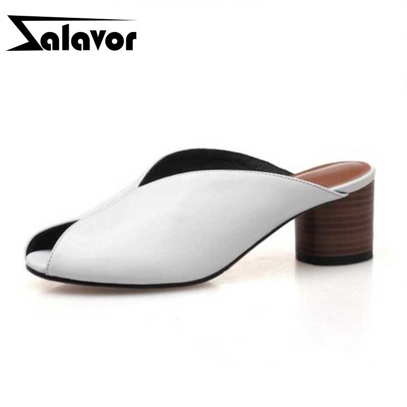 Retro Women'S Sandals Genuine Leather Summer Shoes Women High Heel Slippers Fashion Round Open Toe Size 34-39, Black
Retro Women'S Sandals Genuine Leather Summer Shoes Women High Heel Slippers Fashion Round Open Toe Size 34-39, Black