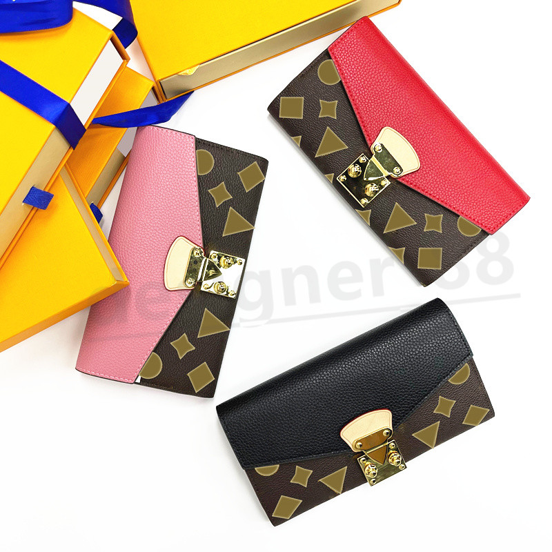 TOP quality Luxurys Designers Wallets Genuine Leather Purse Holder Fashion designer MON0GRAM Women's Coin Card Holders embossing Lambskin Key Pocket Interior Slot, Pink embossing
TOP quality Luxurys Designers Wallets Genuine Leather Purse Holder Fashion designer MON0GRAM Women's Coin Card Holders embossing Lambskin Key Pocket Interior Slot, Pink embossing