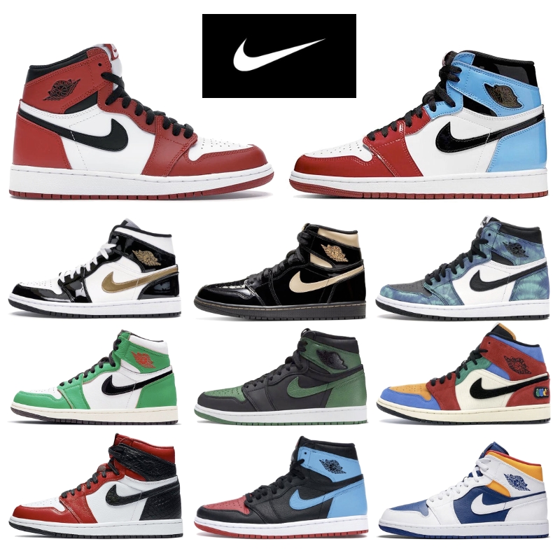 Nike Air Jordan 1 1s University Blue Mens Basketball Shoes UNC Pollen Patent Bred Hyper Royal Shadow Dark Mocha Lucky Green Twist Women Men Sneakers
Nike Air Jordan 1 1s University Blue Mens Basketball Shoes UNC Pollen Patent Bred Hyper Royal Shadow Dark Mocha Lucky Green Twist Women Men Sneakers