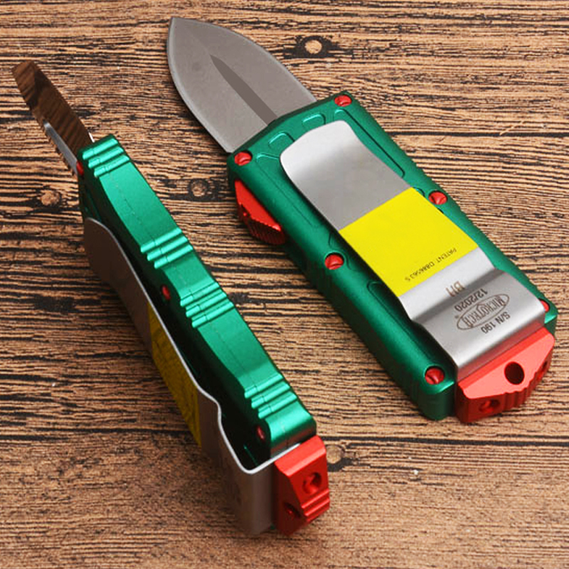 Mini knife Microtech Troodon Scarab UTX-85 UTX-70 D2 Double action Automatic Pocket knife Ultratech Halo V EDC Hiking Tactical Hunting
Mini knife Microtech Troodon Scarab UTX-85 UTX-70 D2 Double action Automatic Pocket knife Ultratech Halo V EDC Hiking Tactical Hunting