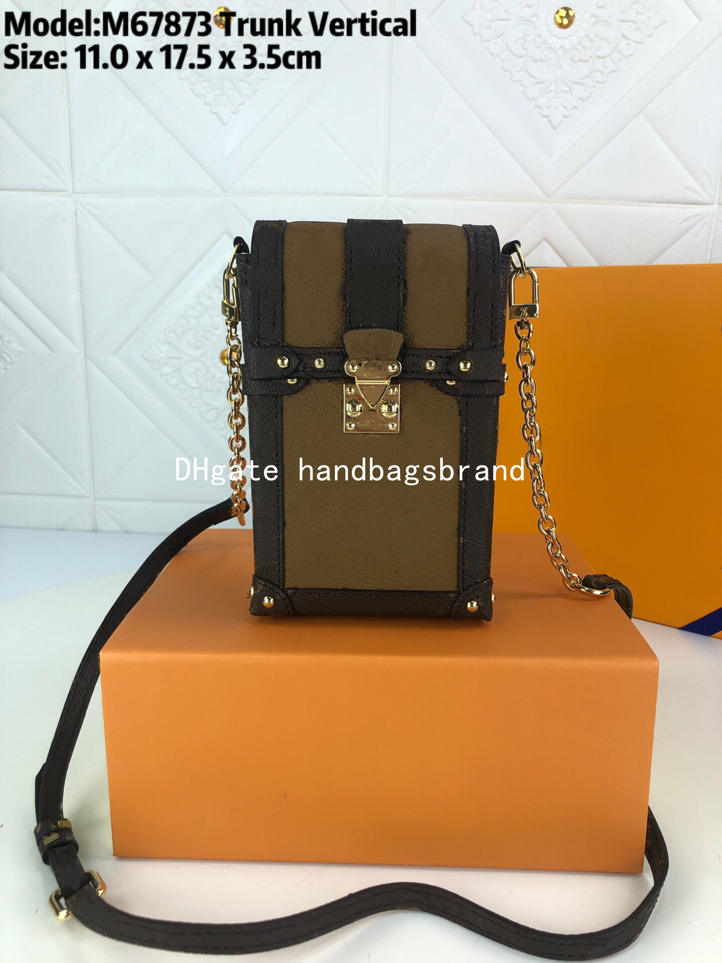 M63913 M67873 VERTICAL TRUNK chain bag ladies leather designer square wallet MINI messenger bag evening shoulder bag
M63913 M67873 VERTICAL TRUNK chain bag ladies leather designer square wallet MINI messenger bag evening shoulder bag