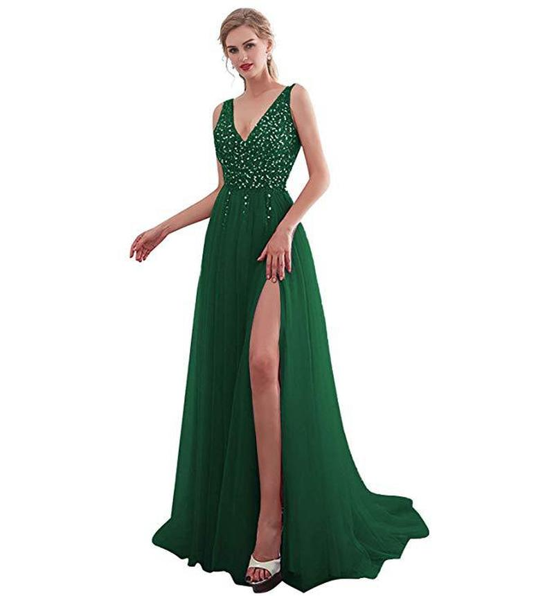 Beaded Prom Dress 2021 XL Pink High Score Tulle Sweeping Train Sleeveless Evening Dress A-shaped Lace Open Back
