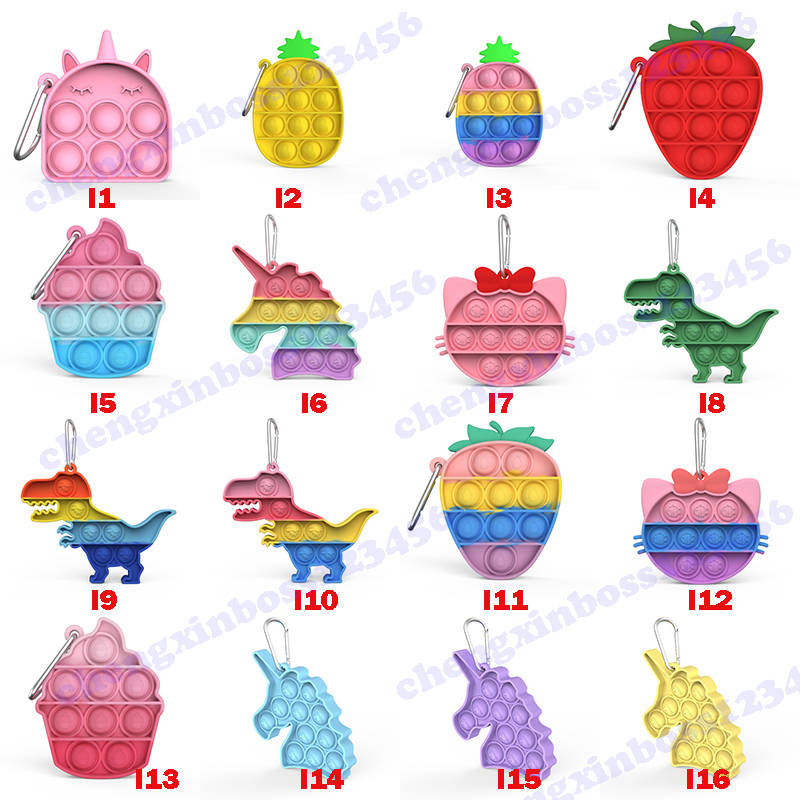 Bubble Fidget Toy Rainbow Simple Dimples Keychain Desktop puzzle Silicone Decompression Toys Autism Rehabilitation Training Props
Bubble Fidget Toy Rainbow Simple Dimples Keychain Desktop puzzle Silicone Decompression Toys Autism Rehabilitation Training Props