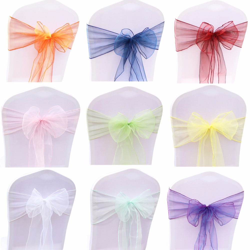 Top Sae 50PC/Set Wedding Organza Chair Sashes Bow Knot For Banquet Event Birthday Party Decoration Home Textie Chair Cover
Top Sae 50PC/Set Wedding Organza Chair Sashes Bow Knot For Banquet Event Birthday Party Decoration Home Textie Chair Cover