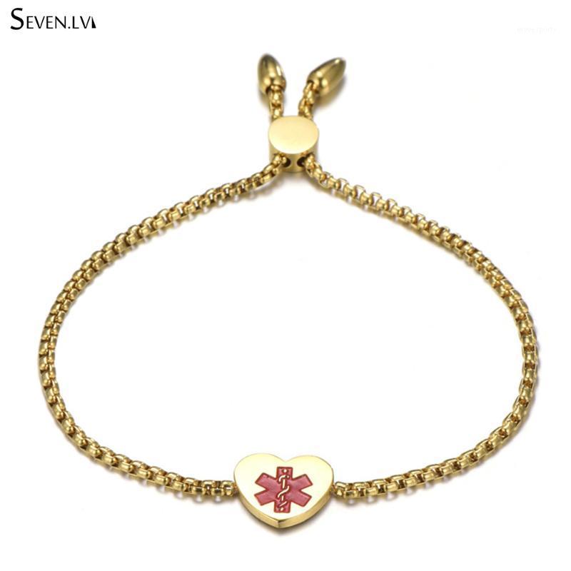 Charm Bracelets Stainless Steel Love Heart Pendant Bracelet Adjustable Titanium Red Alert For Women Fashion Jewelry Gift1
Charm Bracelets Stainless Steel Love Heart Pendant Bracelet Adjustable Titanium Red Alert For Women Fashion Jewelry Gift1