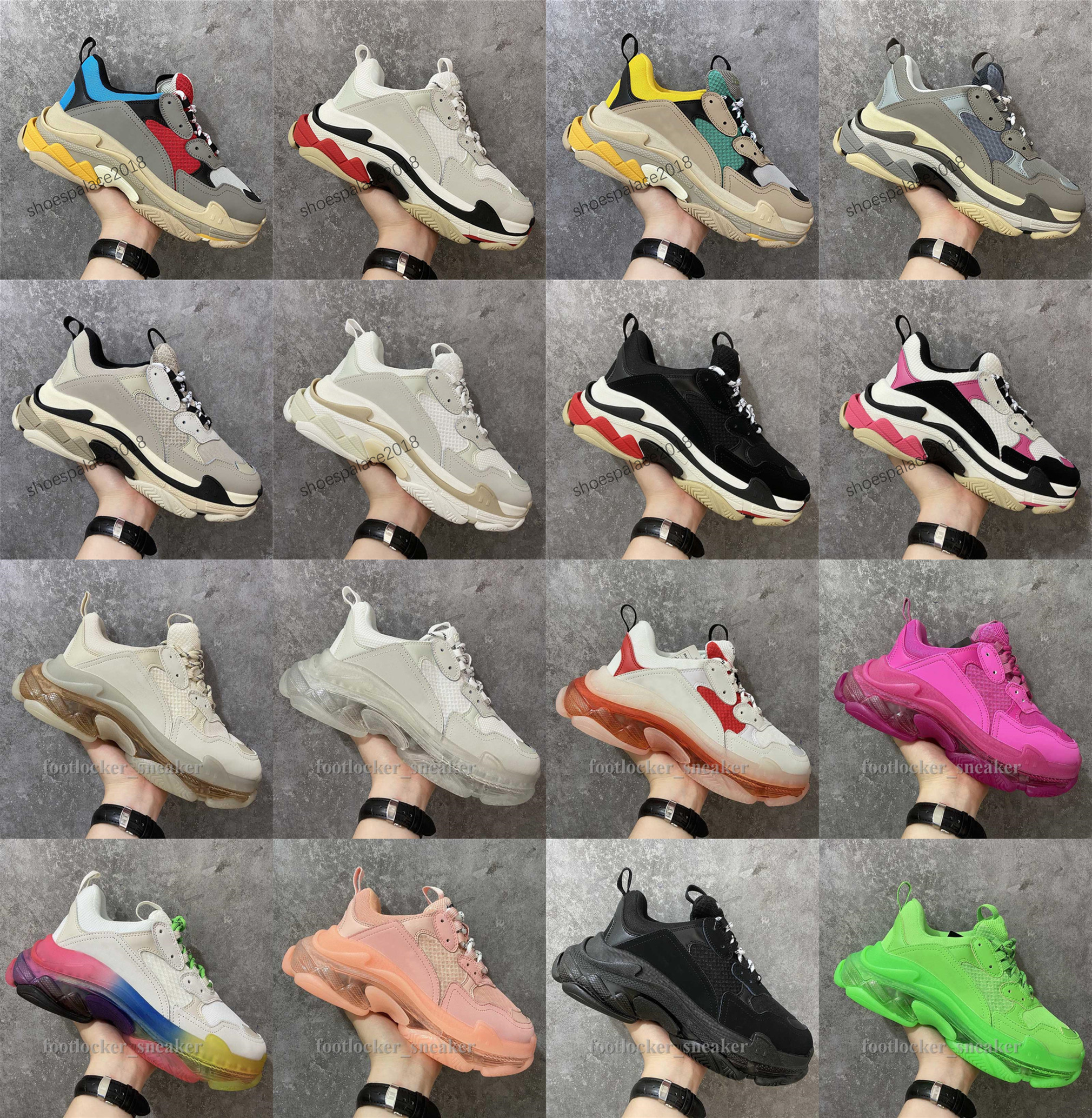 Paris Casual Shoes Triple S Clear Sole Trainers Dad Shoe Sneaker Black Silver Crystal Bottom Mens Womens Superior Quality Chaussures Platform Tennis Old Dirty, Color-011
Paris Casual Shoes Triple S Clear Sole Trainers Dad Shoe Sneaker Black Silver Crystal Bottom Mens Womens Superior Quality Chaussures Platform Tennis Old Dirty, Color-011