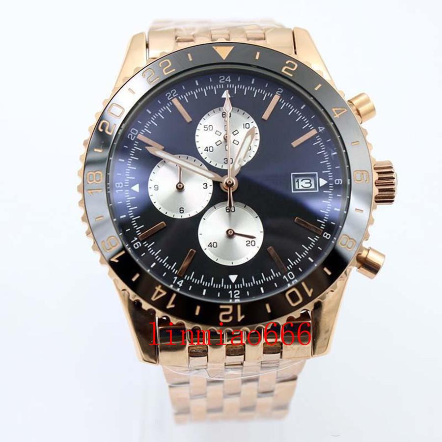 2021 high watches quality men's rose gold stainless steel 46mm ceramics quartz aviation flight chronograph, Slivery;brown
2021 high watches quality men's rose gold stainless steel 46mm ceramics quartz aviation flight chronograph, Slivery;brown