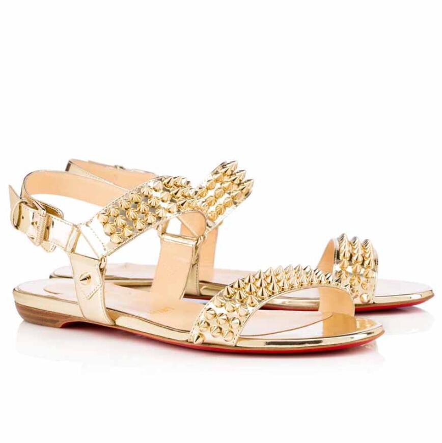 Comfort Bikee Bike Sandals Flat Soft Spikes Lady Red Bottom Shoes Ankle Strap Gladiator Sandalias Leather Women's Walking EU35-43, Black 
Comfort Bikee Bike Sandals Flat Soft Spikes Lady Red Bottom Shoes Ankle Strap Gladiator Sandalias Leather Women's Walking EU35-43, Black