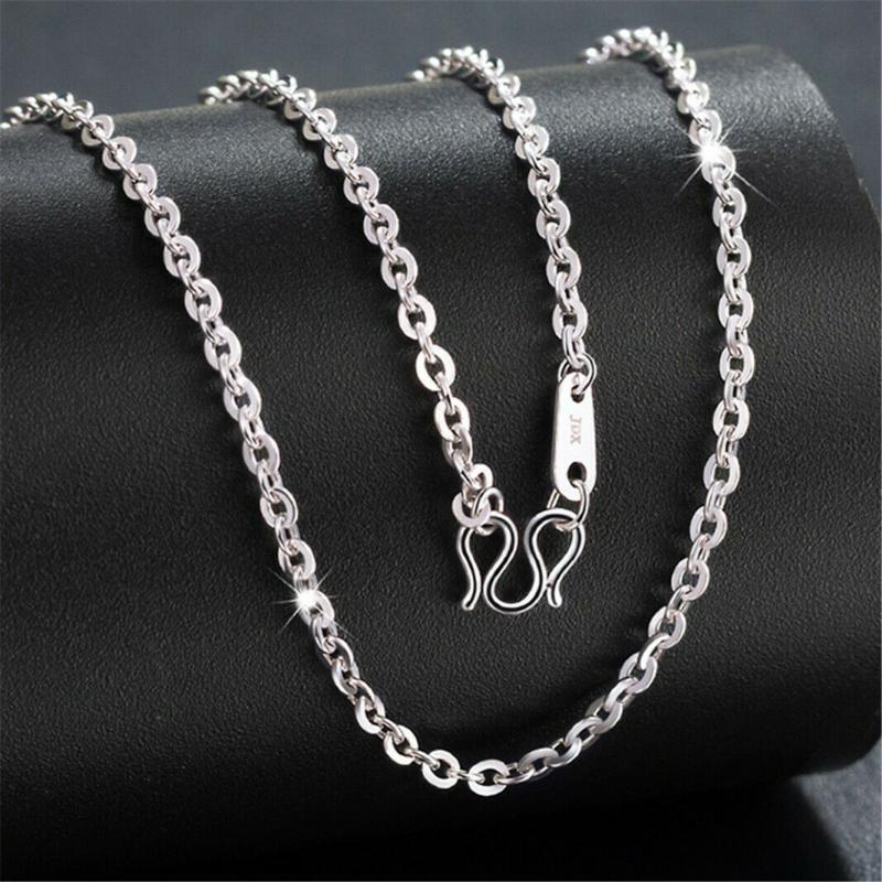 Chains PT950 Pure Platinum 950 Chain Shiny Perfect O Link Necklace Gift, Silver
Chains PT950 Pure Platinum 950 Chain Shiny Perfect O Link Necklace Gift, Silver
