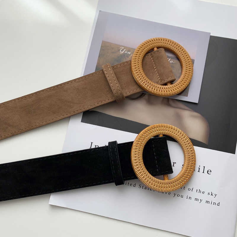 105cm Round Buckle Women Wide Waist Band Suede Leather Elastic waistband Dress Clothes Suit belt Women's Luxury waist Belt P0817, Black
105cm Round Buckle Women Wide Waist Band Suede Leather Elastic waistband Dress Clothes Suit belt Women's Luxury waist Belt P0817, Black