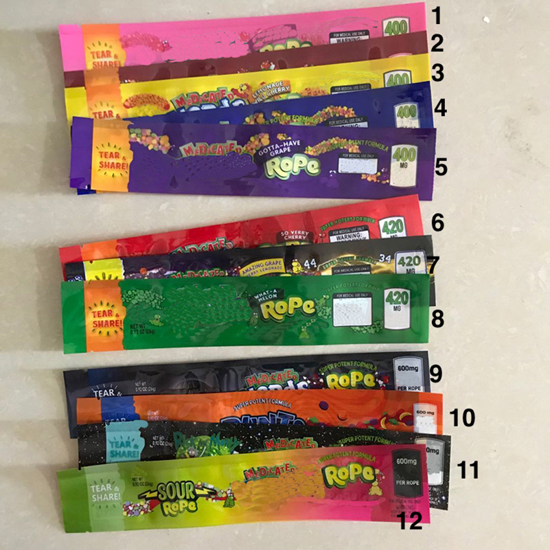 2021 Pouch Dry Tobacco Bags Nerd Long Zipper Smell Proof 400mg Ropes 420mg Bag 600mg Packaging Package Packing Resealable Empty Edibles Mylar Pack
2021 Pouch Dry Tobacco Bags Nerd Long Zipper Smell Proof 400mg Ropes 420mg Bag 600mg Packaging Package Packing Resealable Empty Edibles Mylar Pack