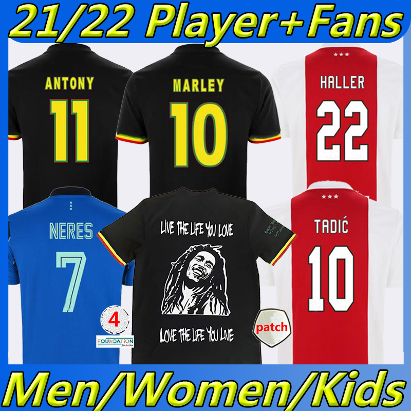21/22 Bob Marley TADIC HALLER special soccer jerseys fans player version KLAASSEN ÁLVAREZ camiseta fútbol NERES TAGLIAFICO ANTONY 2021 2022 men kids kit football shirt, Ruishi 20-21 away
21/22 Bob Marley TADIC HALLER special soccer jerseys fans player version KLAASSEN ÁLVAREZ camiseta fútbol NERES TAGLIAFICO ANTONY 2021 2022 men kids kit football shirt, Ruishi 20-21 away