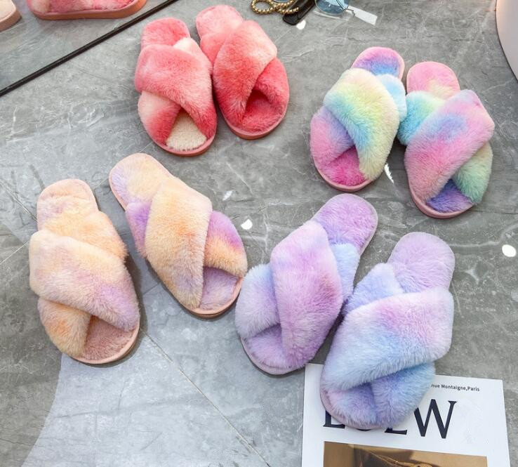 Winter House Women Fur Slippers Rainbow Color Bedroom Girls Plush Shoes Open Toe Indoor Ladies Furry Slippers Size 36-43, Purple
Winter House Women Fur Slippers Rainbow Color Bedroom Girls Plush Shoes Open Toe Indoor Ladies Furry Slippers Size 36-43, Purple