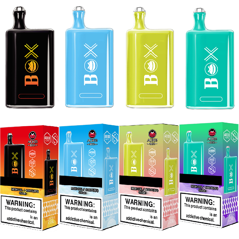 Authentic Aokit Box Disposable E cigarettes 4000 Puffs Vape Pen 1500mAh Battery Portable Vaporizer 10ml Capacity Pre-Filled Carts Cartridge cube zozo bar max air bar
Authentic Aokit Box Disposable E cigarettes 4000 Puffs Vape Pen 1500mAh Battery Portable Vaporizer 10ml Capacity Pre-Filled Carts Cartridge cube zozo bar max air bar