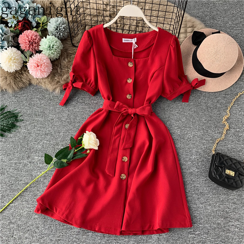 Gaganight Summer Women Elegant Dress Chiffon A-Line Sashes Midi Dresses Ladies Short Sleeves Retro Bandage Dress Vestidos 210519, Black
Gaganight Summer Women Elegant Dress Chiffon A-Line Sashes Midi Dresses Ladies Short Sleeves Retro Bandage Dress Vestidos 210519, Black