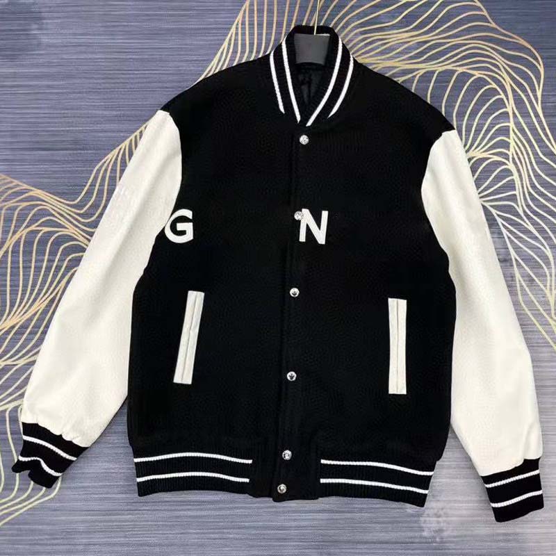 Jackets Mens Designer Jacket Coat Outerwear Fashoin Baseball Uniform Classic Letter Coats Embroidery Hip Hop Jacket Sleeve Loose Streetwear, Black2
Jackets Mens Designer Jacket Coat Outerwear Fashoin Baseball Uniform Classic Letter Coats Embroidery Hip Hop Jacket Sleeve Loose Streetwear, Black2