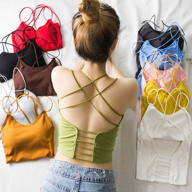 Sexy tank Top Women Back Femme Fashion Women Summer Solid Cross Sling Hollow Out Backless Tank Crop Top Feminino Black Red 210604, Ginger
Sexy tank Top Women Back Femme Fashion Women Summer Solid Cross Sling Hollow Out Backless Tank Crop Top Feminino Black Red 210604, Ginger