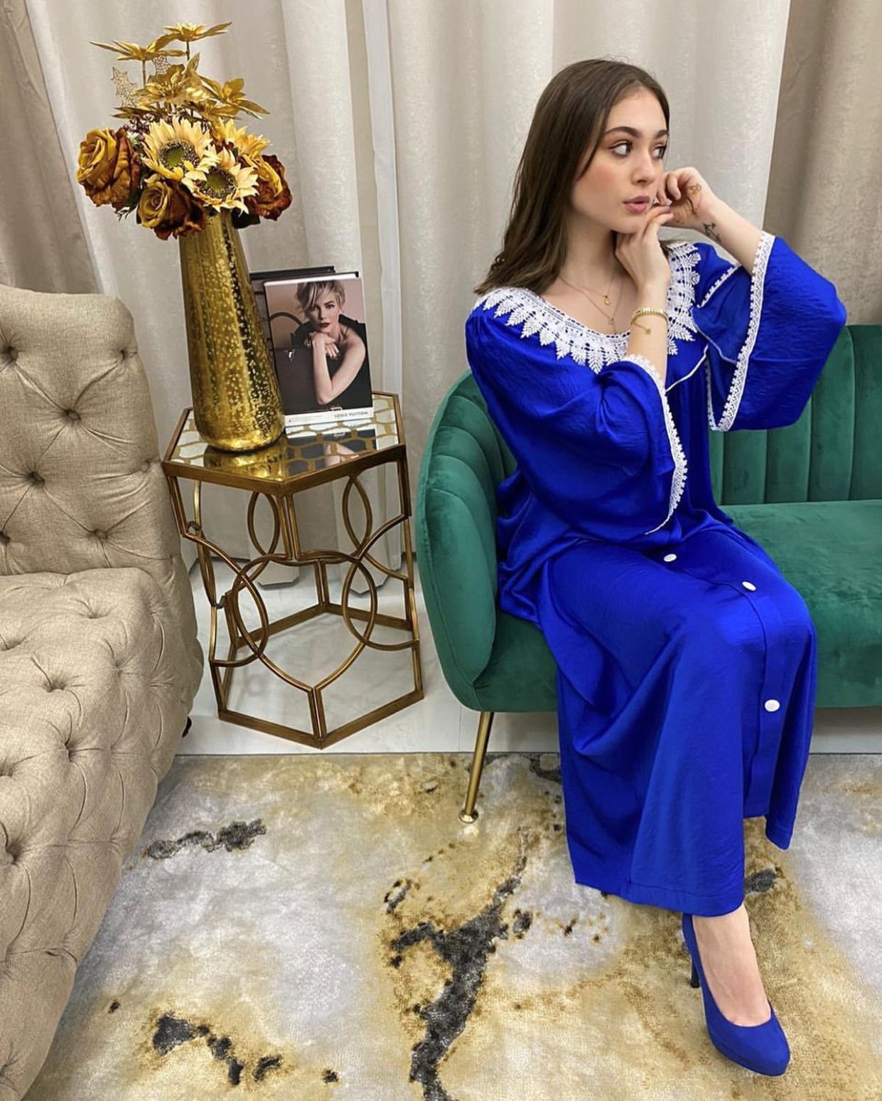 Fashion Appliques Muslim Abaya Dress Women Dubai Arab Arabic Vestidos Turkey Moroccon Kaftan Islamic Clothing India Gown Femme
Fashion Appliques Muslim Abaya Dress Women Dubai Arab Arabic Vestidos Turkey Moroccon Kaftan Islamic Clothing India Gown Femme