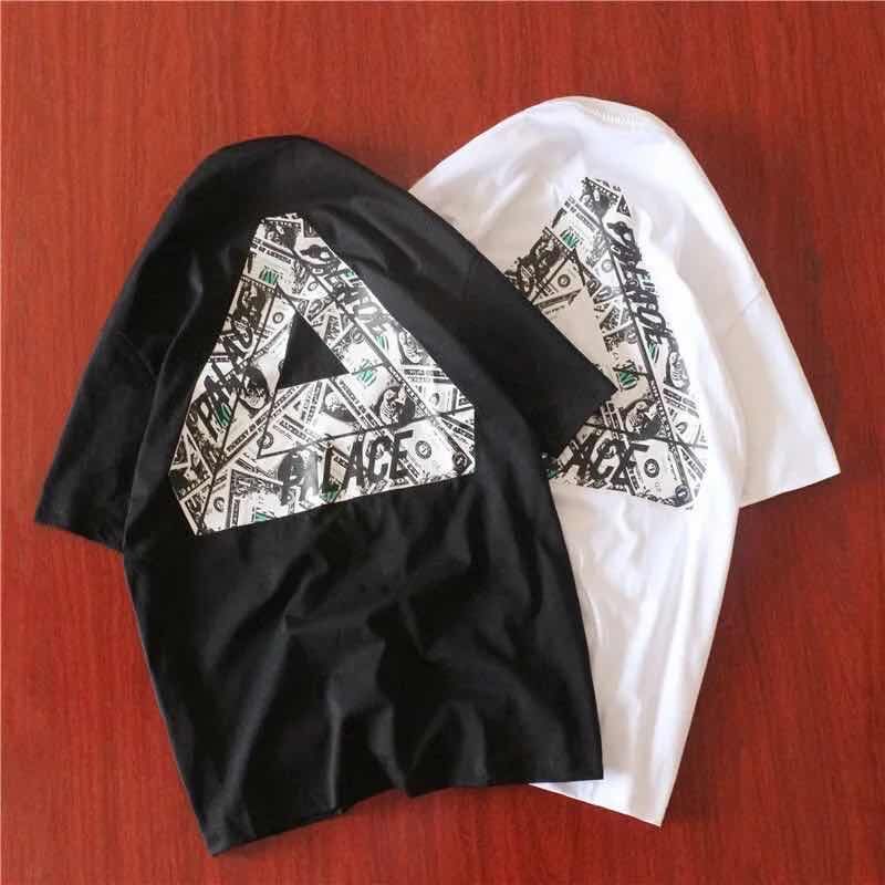 European and American T-shirt fashion brand men's women's round neck short sleeve versatile camouflage printing leisure pure cotto, White;black
European and American T-shirt fashion brand men's women's round neck short sleeve versatile camouflage printing leisure pure cotto, White;black