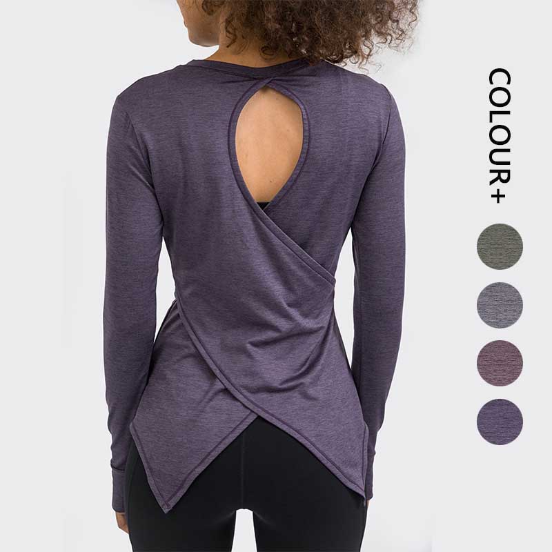 Women Tracksuit Tops Tees T-Shirt Clothing Top Womens Yoga Sports Fitness Bandage Running Self-cultivation Quick-drying Stretch Hollow Beautiful Back Long Sleeves, With o
Women Tracksuit Tops Tees T-Shirt Clothing Top Womens Yoga Sports Fitness Bandage Running Self-cultivation Quick-drying Stretch Hollow Beautiful Back Long Sleeves, With o