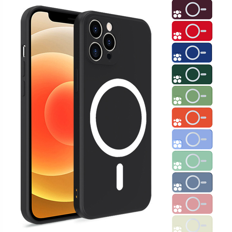 Liquid Silicone Magnetic Cases for iPhone 13 12 Pro Max 11Pro X Xs Xr 7 8 Plus Mini Wireless Charger Magsafing Magnet Back Cover, Grass green
Liquid Silicone Magnetic Cases for iPhone 13 12 Pro Max 11Pro X Xs Xr 7 8 Plus Mini Wireless Charger Magsafing Magnet Back Cover, Grass green