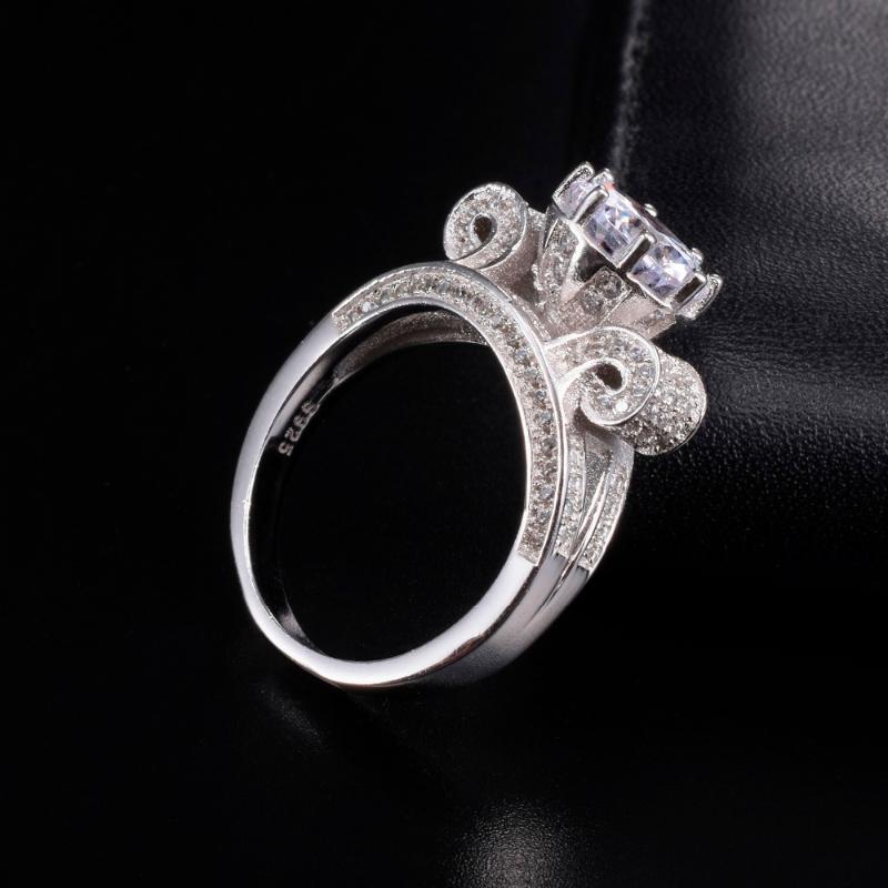 Cluster Rings Real Solid 100% 925 Sterling Silver Lotus Flower For Women Luxury 4ct Simulated Diamond Platinum Wedding Jewelry SIZE 5-10, Golden;silver
Cluster Rings Real Solid 100% 925 Sterling Silver Lotus Flower For Women Luxury 4ct Simulated Diamond Platinum Wedding Jewelry SIZE 5-10, Golden;silver