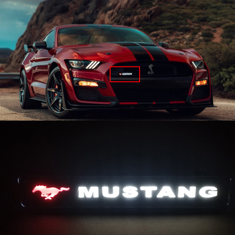 For Ford Mustang GT350 GT500 Pony Horse Badge Emblem DRL Day Running Light Hood Grill Grille Bonnet Led Logo Lamp, As picture
For Ford Mustang GT350 GT500 Pony Horse Badge Emblem DRL Day Running Light Hood Grill Grille Bonnet Led Logo Lamp, As picture