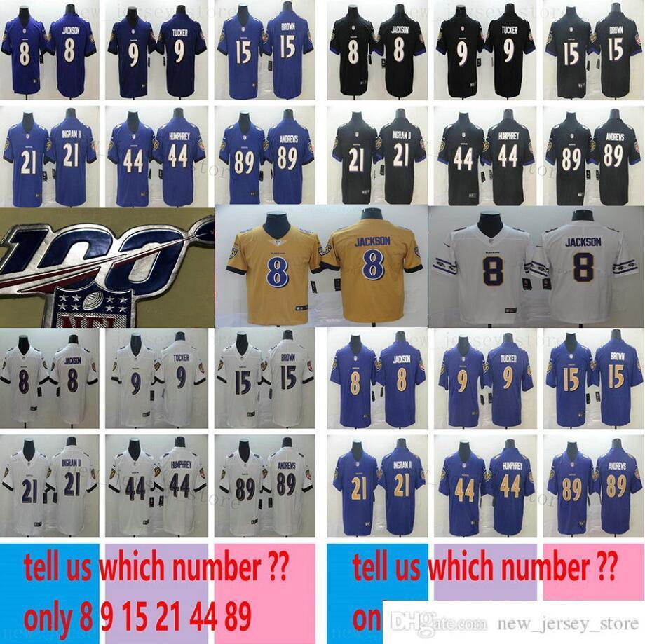 Stitched 100th StitchedBaltimoreRavenFootball Jersey 8 LamarJackson 9 JustinTucker 21 MarkIngram ll 44 MarlonHumphrey 15 MarquiseBrown 89Mark Jerseys, Black;yellow
Stitched 100th StitchedBaltimoreRavenFootball Jersey 8 LamarJackson 9 JustinTucker 21 MarkIngram ll 44 MarlonHumphrey 15 MarquiseBrown 89Mark Jerseys, Black;yellow