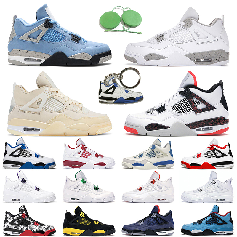 4 Nostalgia Basketball Shoes men women 4s Red Thunder University Blue White Oreo Black Cat outdoor mens trainer, White cement
4 Nostalgia Basketball Shoes men women 4s Red Thunder University Blue White Oreo Black Cat outdoor mens trainer, White cement