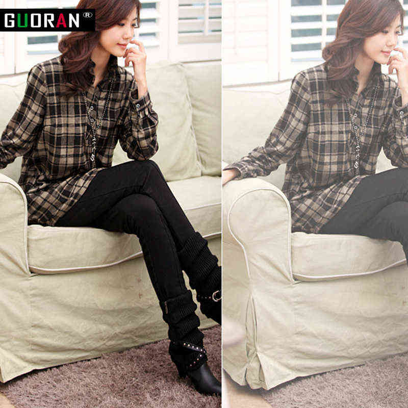 Winter warm women stretch high elastic waist casual cotton pants Plus size S-4XL thick fleece ladies patchwork pencil 211115