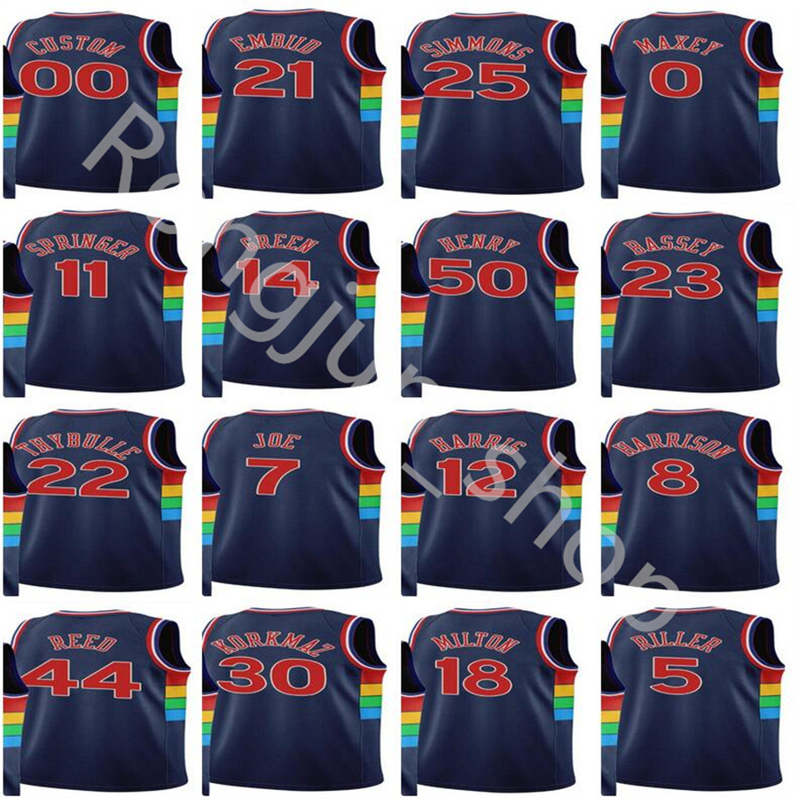 2021-22 City 75th Navy Jerseys Basketball Tobias 12 Harris Joel 21 Embiid Danny 14 Green Seth 31 Curry Tyrese 0 Maxey 30 Korkmaz Matisse 22 Thybulle 1 Drummond Edition
2021-22 City 75th Navy Jerseys Basketball Tobias 12 Harris Joel 21 Embiid Danny 14 Green Seth 31 Curry Tyrese 0 Maxey 30 Korkmaz Matisse 22 Thybulle 1 Drummond Edition