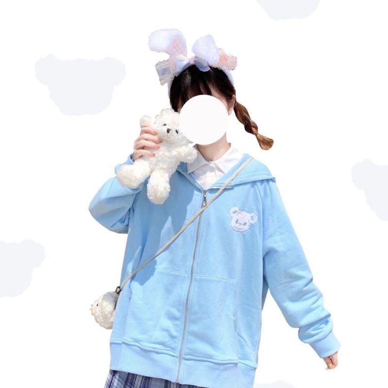 Women's Hoodies & Sweatshirts 2021 Japanese Style Girl Hooded Sweatshirt Kawaii Cute Plush Ears Korean Fashion Casual Loose Zipper St, Black
Women's Hoodies & Sweatshirts 2021 Japanese Style Girl Hooded Sweatshirt Kawaii Cute Plush Ears Korean Fashion Casual Loose Zipper St, Black