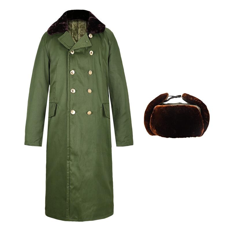 Gym Clothing Long Military Coat Combination Men's Winter Thickened Cold Protection Thermal And Windproof Cotton-Padded Jacket Cotton-, White;black
Gym Clothing Long Military Coat Combination Men's Winter Thickened Cold Protection Thermal And Windproof Cotton-Padded Jacket Cotton-, White;black