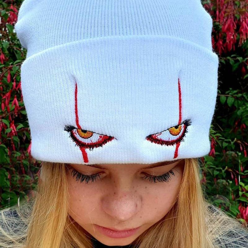 Beanies Funny Embroidered Hat Scary Clown Eyes Knitted Warm Hedging Hip-hop Wool Halloween Cosplay
Beanies Funny Embroidered Hat Scary Clown Eyes Knitted Warm Hedging Hip-hop Wool Halloween Cosplay